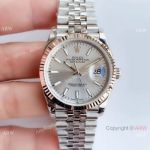 EW factory Rolex Datejust SS Silver dial Jubilee 36mm / Best Chinese Replica Watches